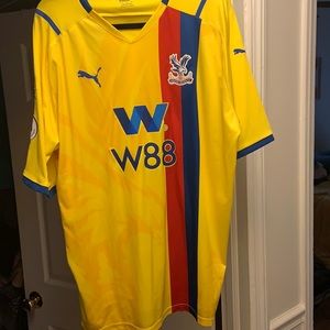 Crystal Palace Conor Gallagher #23 Premier League yellow away jersey